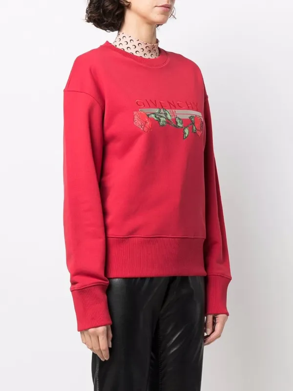 givenchy rose sweatshirt