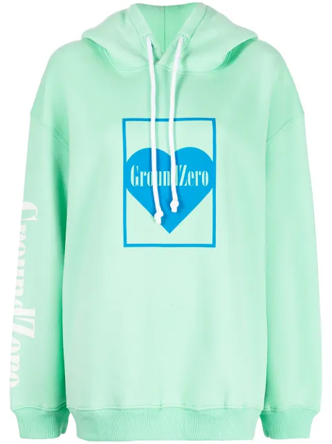 logo-print pullover hoodie