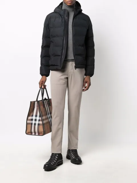 Shop Jacob Cohen lowrise slimfit trousers with Express
