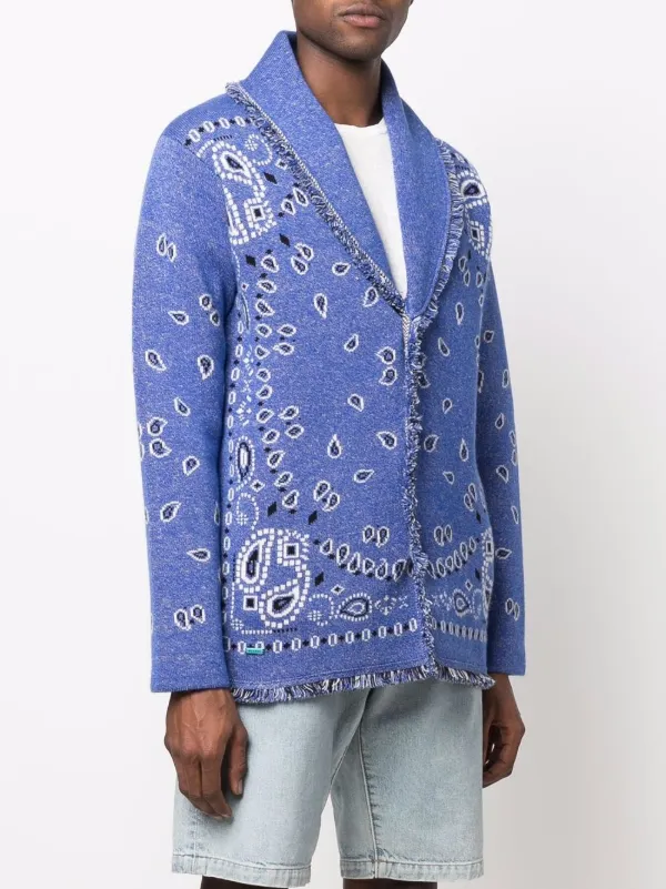 bandana knitted cardigan