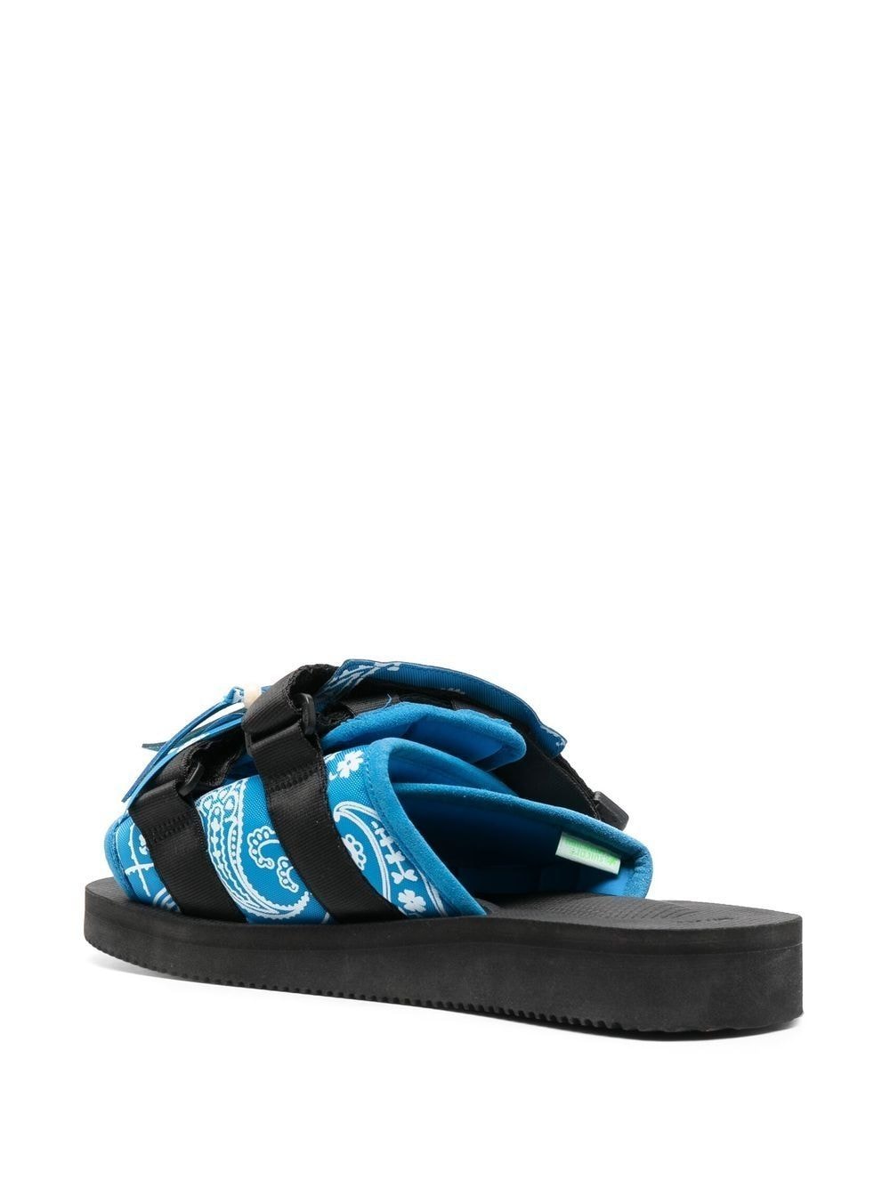 Shop Alanui Fringe-detail Open-toe Sandals In Blue