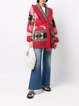 ICON JACQUARD CARDIGAN FANCY PINK MULTIC展示图