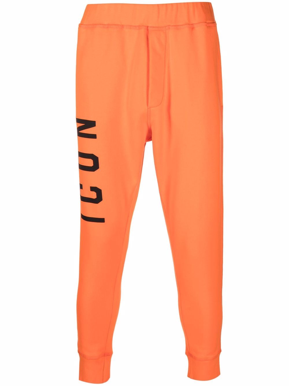 

Dsquared2 logo-print tapered track pants - Orange