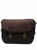 Barbour leather messenger bag - Brown