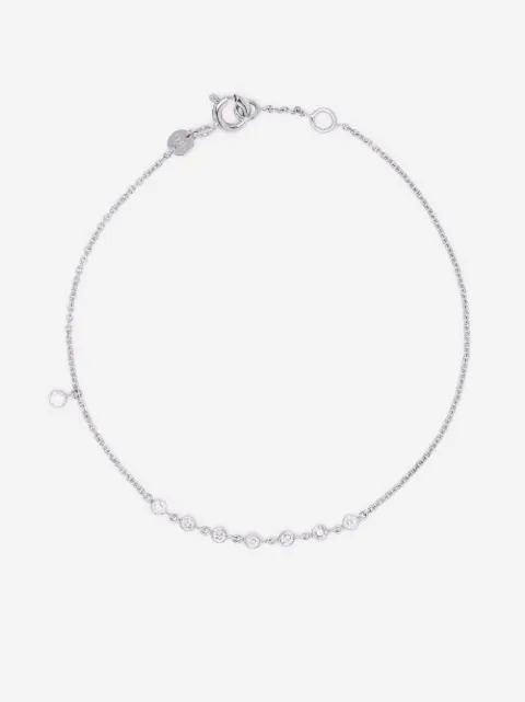 We by WHITEbIRD pulsera Clarisse Rich en oro blanco de 18kt con diamantes