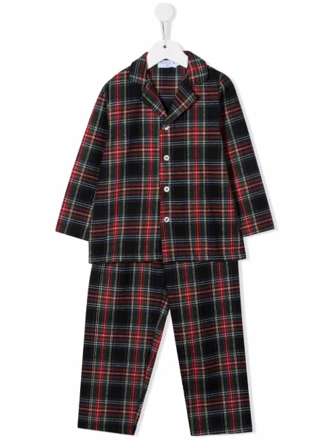 Siola conjunto de pijama con estampado de cuadros