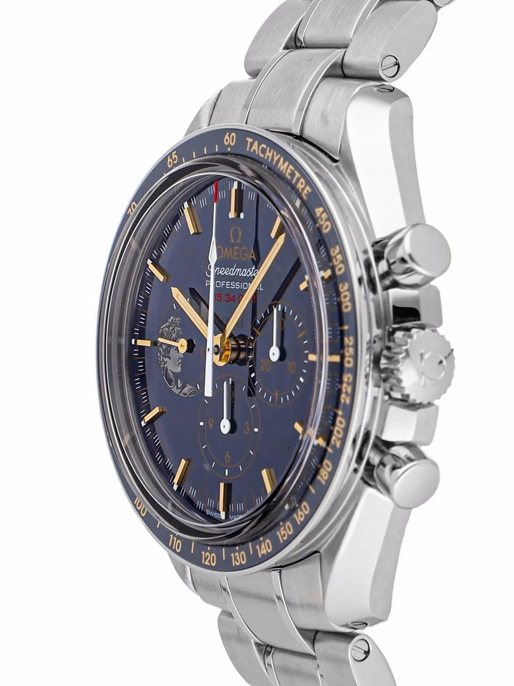 фото Omega наручные часы speedmaster moonwatch pre-owned 42 мм