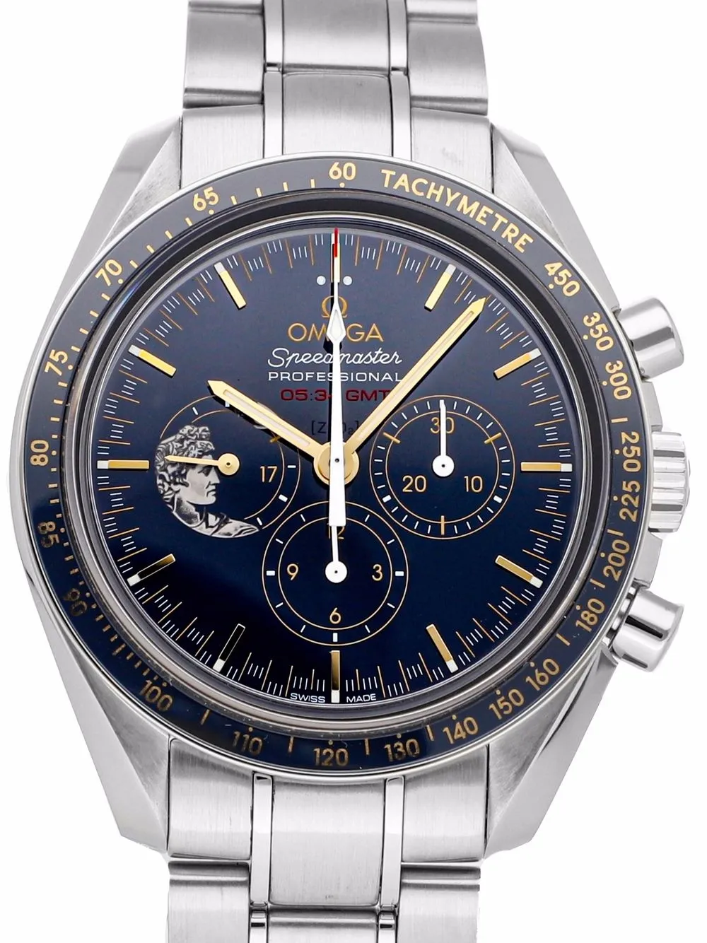 фото Omega наручные часы speedmaster moonwatch pre-owned 42 мм