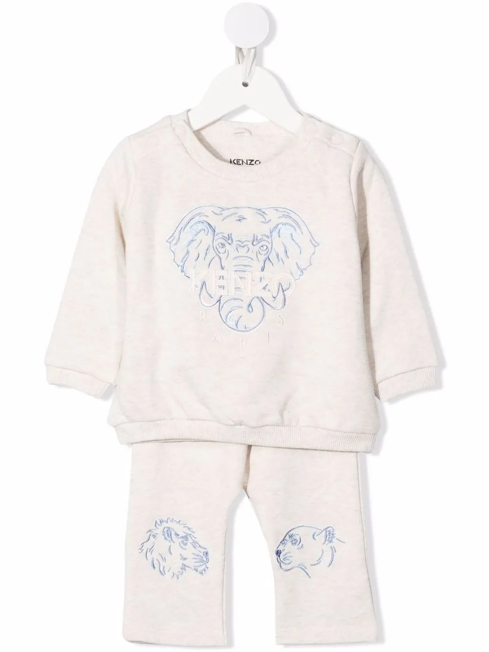 фото Kenzo kids спортивный костюм с анималистичным принтом