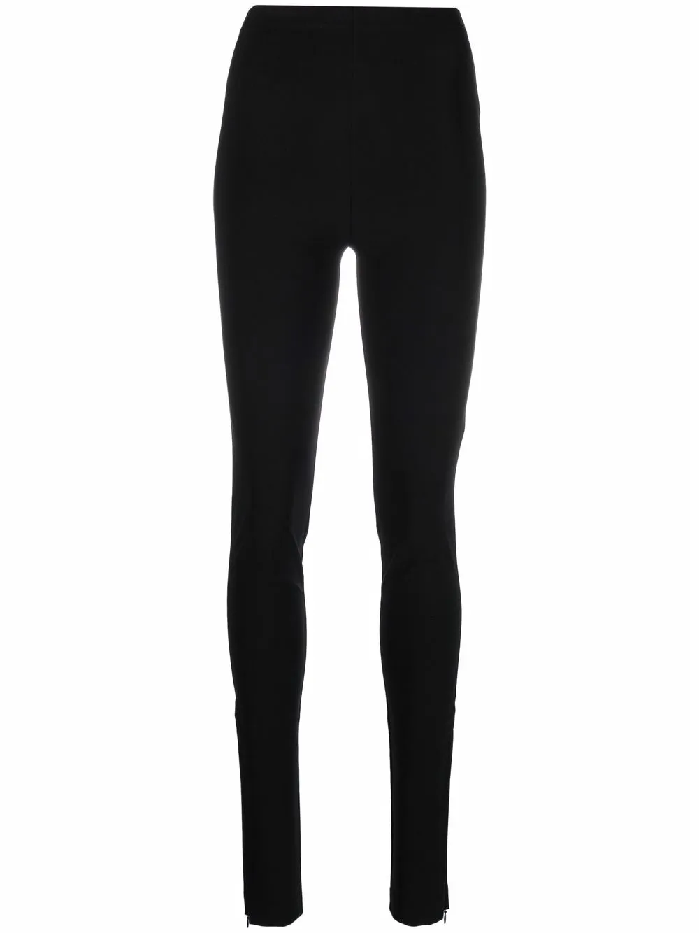 

Nina Ricci pantalones ajustados con tiro alto - Negro