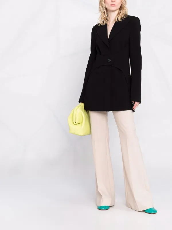 belted oversized blazer