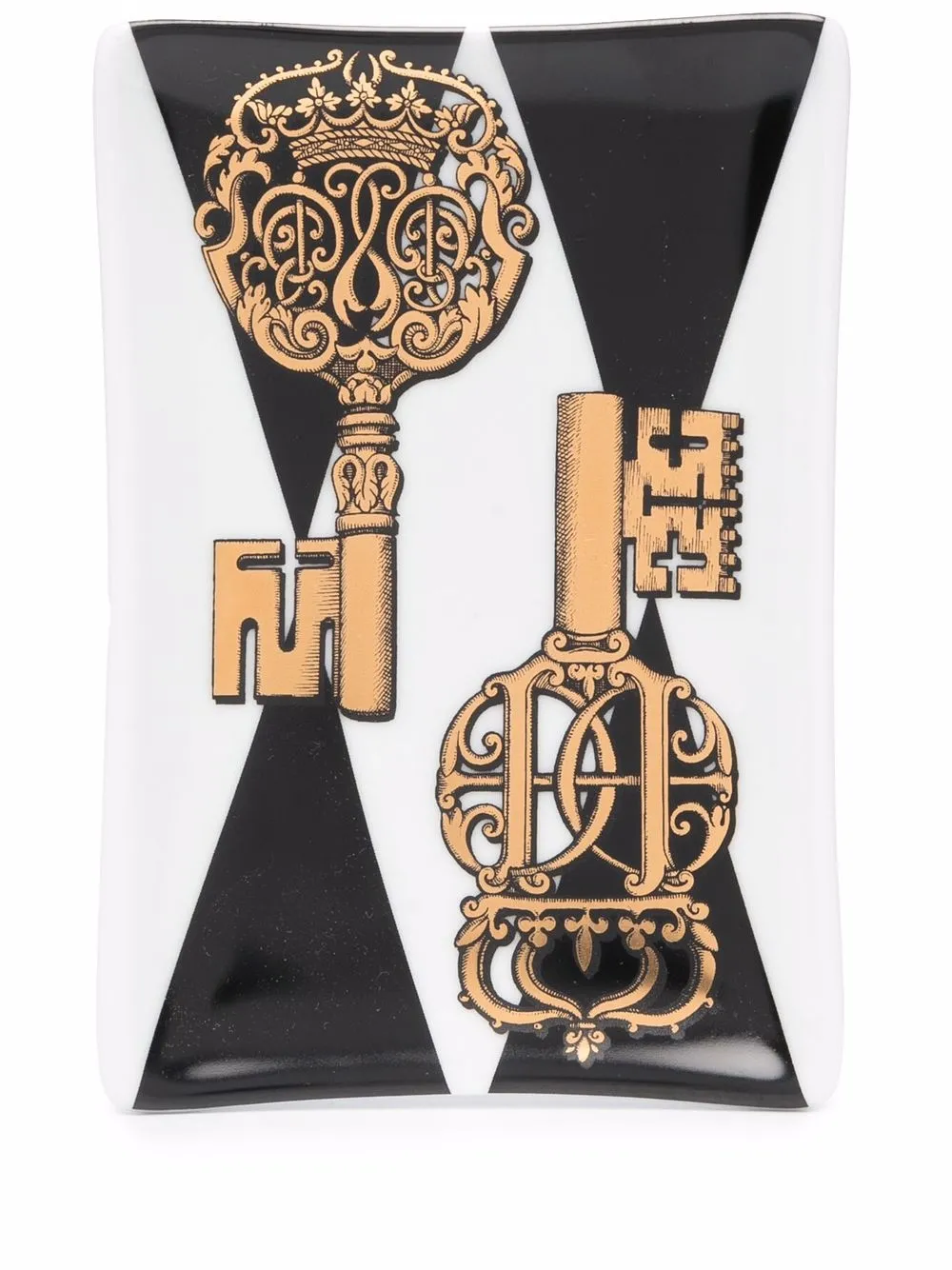 

Fornasetti bandeja Chiavi Valet - Negro