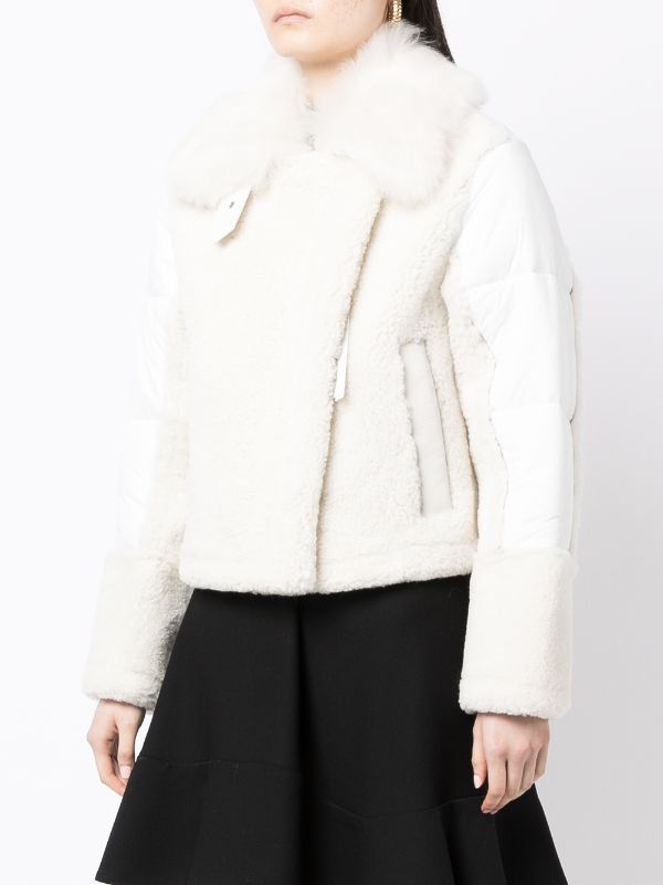 shoreditch ski club lena shearling puffer