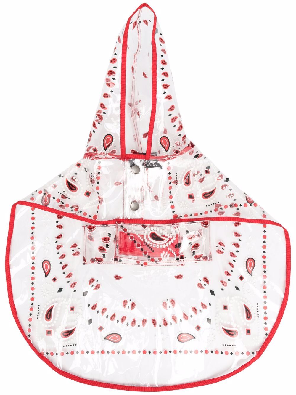 фото Alanui bandana-print dog raincoat