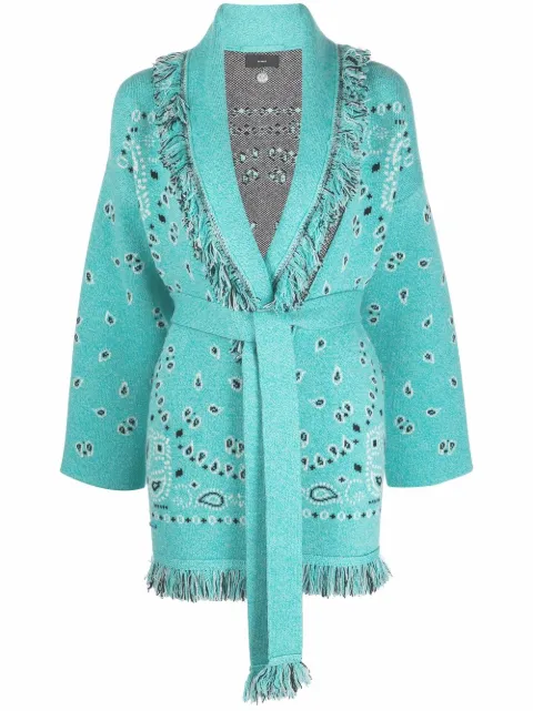Alanui Icon paisley-print cardigan