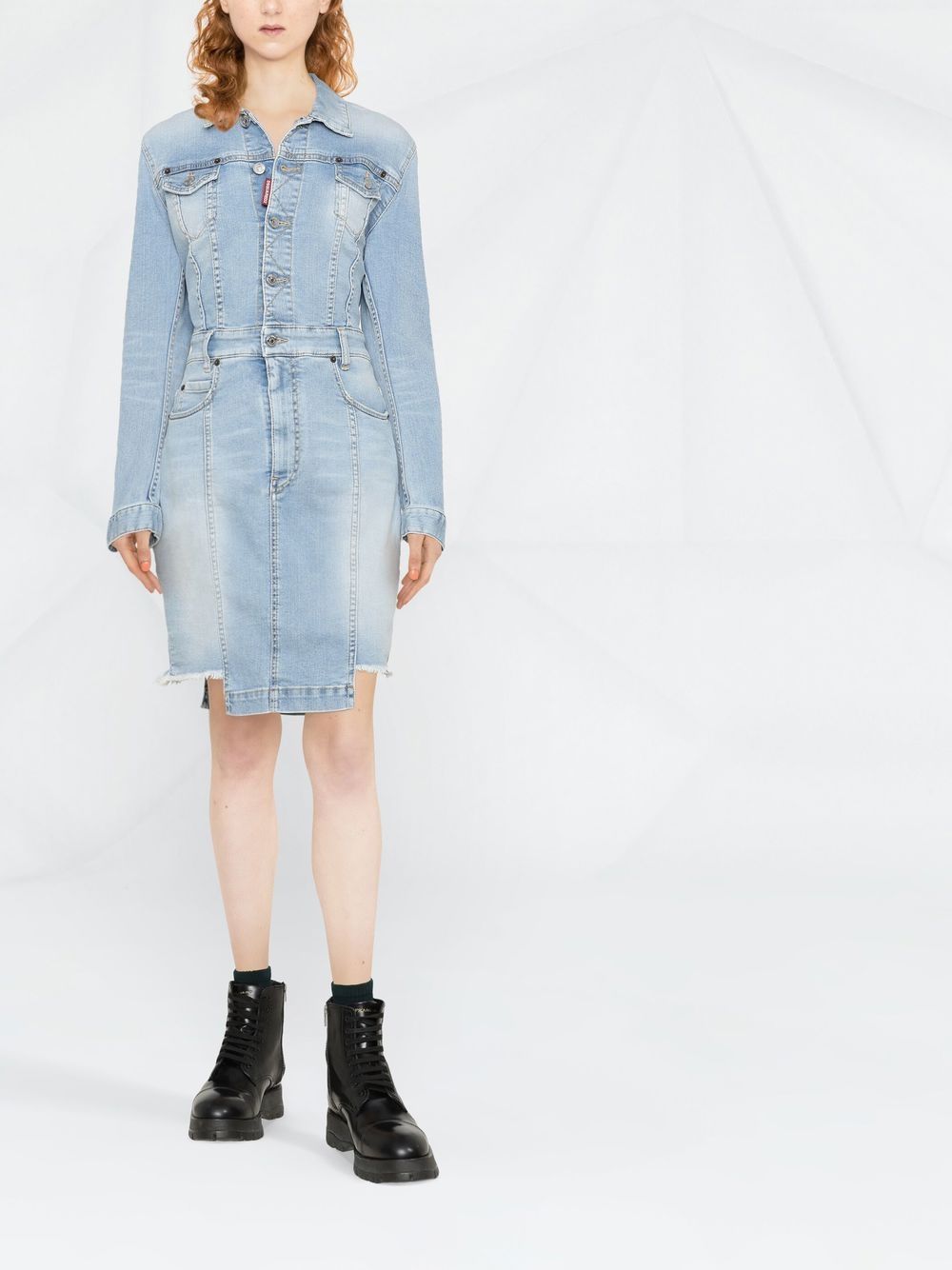 Dsquared2 Denim jurk - Blauw