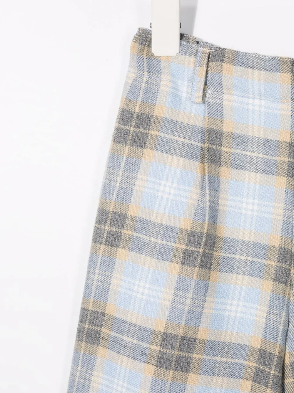  Siola Karierte Shorts   Grau 