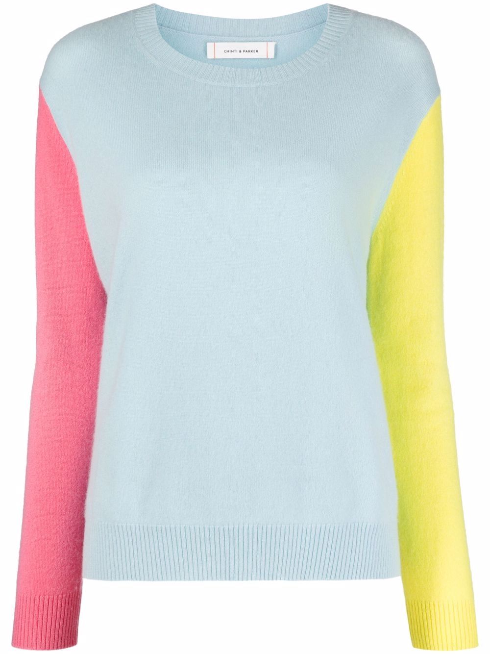 фото Chinti and parker colour-block brushed cashmere jumper