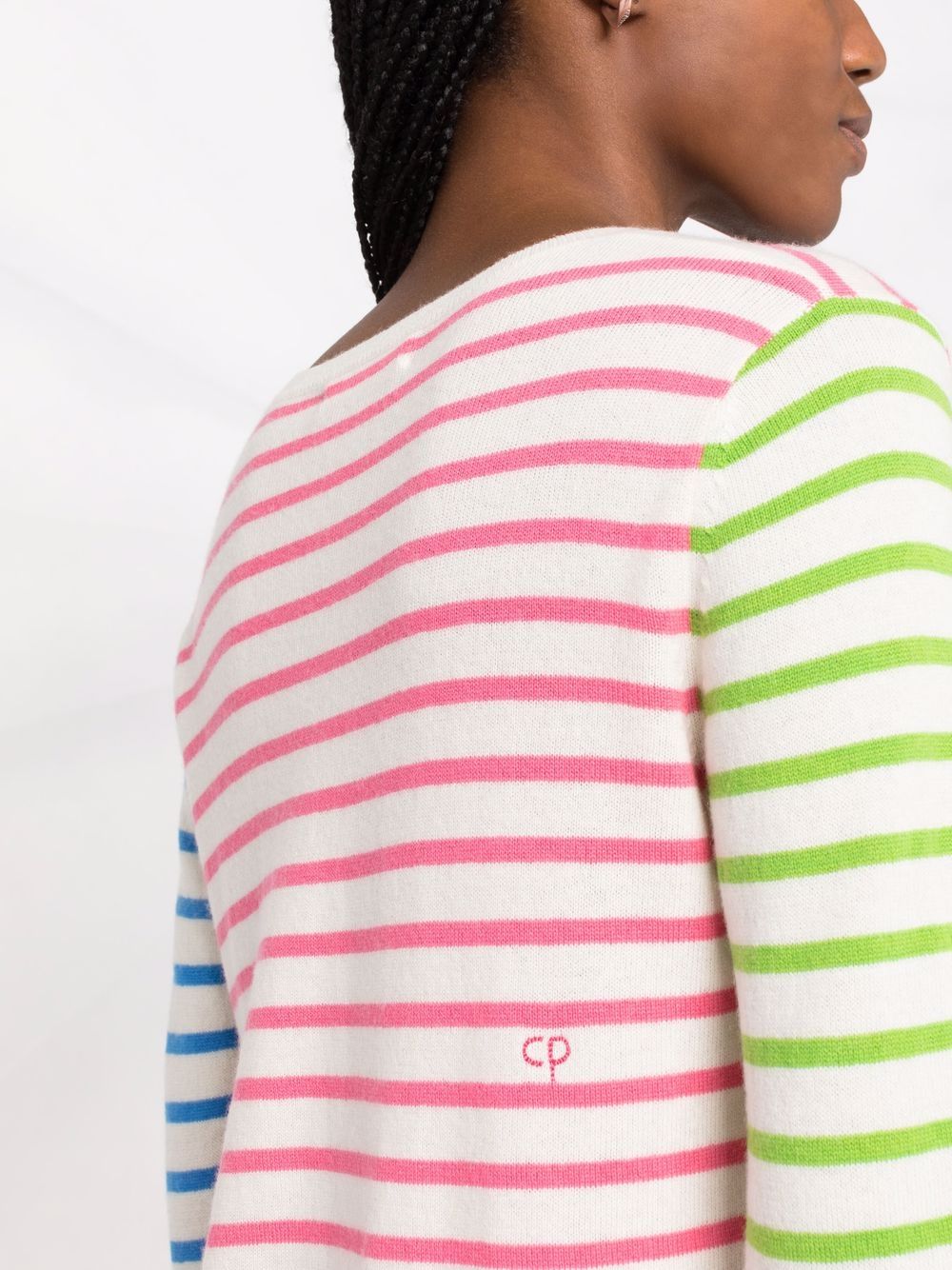 фото Chinti and parker breton striped heart jumper