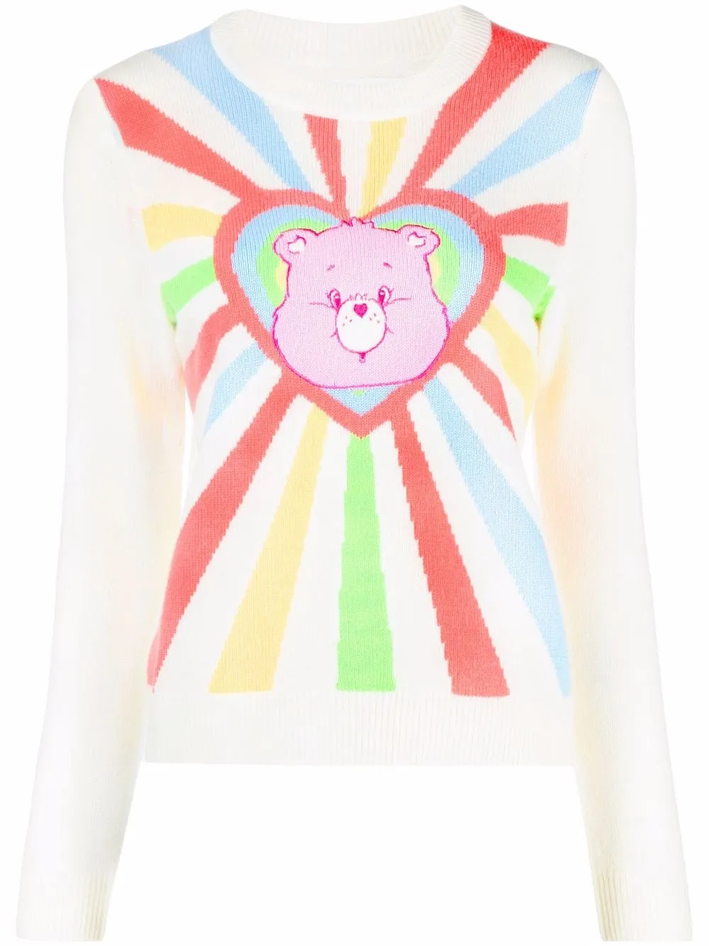 

Chinti and Parker Care Bear sun-burst jumper - Neutrals