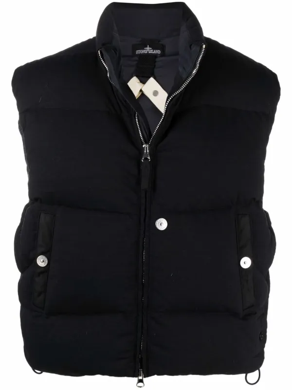 down and feather gilet