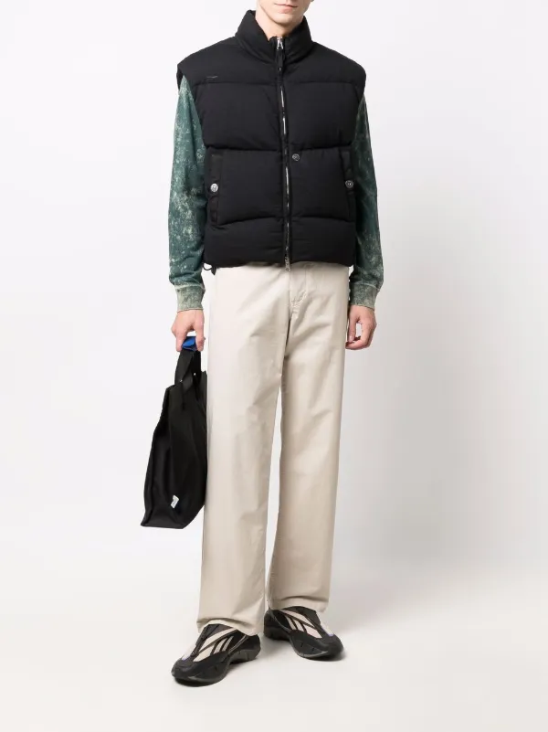 down and feather gilet