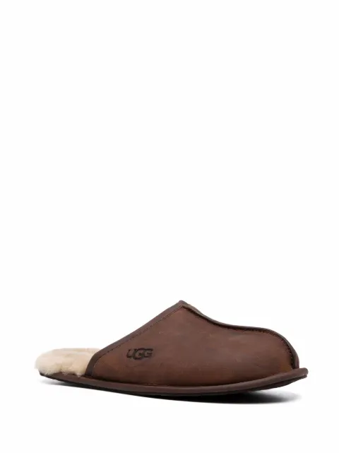 ugg scuff slipper leather