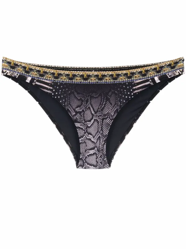 Camilla Quechua King Ball Bikini Briefs in Black