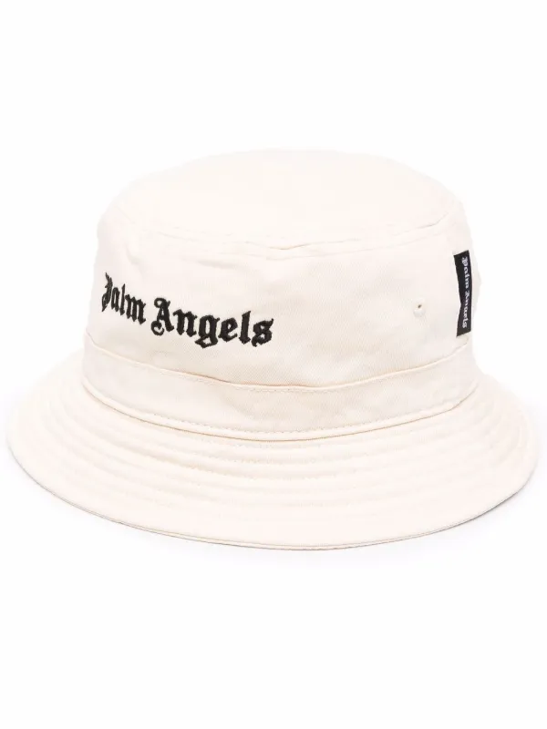 Palm Angels logo-embroidered Bucket Hat 