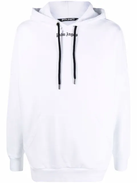 Palm Angels logo-print drawstring hoodie
