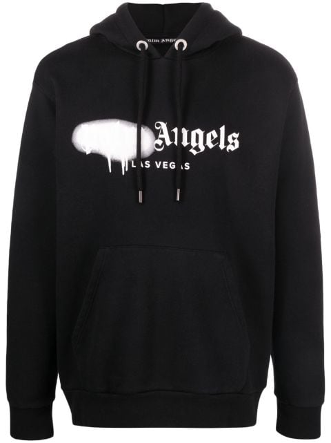 Palm Angels Las Vegas sprayed-logo hoodie