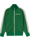 Palm Angels glitter lurex track jacket - Green