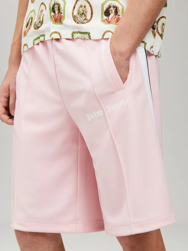 PINK TRACK SHORTS Palm Angels® Official