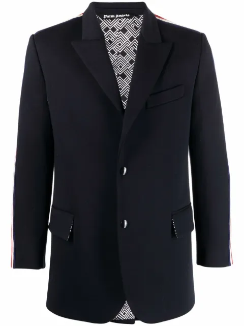 Palm Angels side-stripe track blazer
