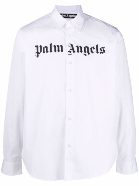 Palm Angels 로고 프린트 셔츠