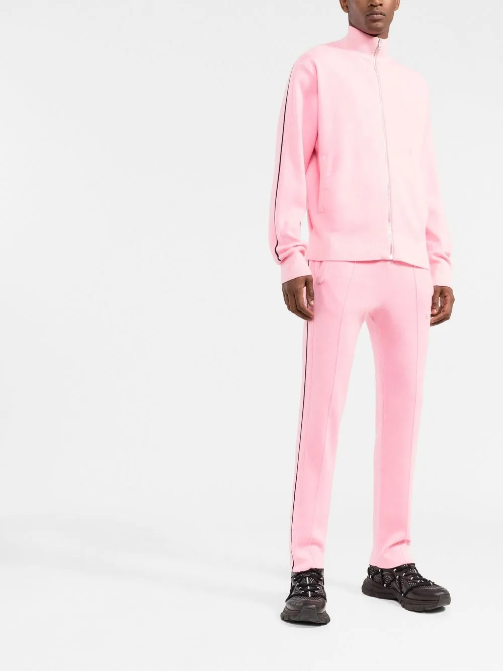 Palm Angels Trainingsjack met geborduurd logo - Roze