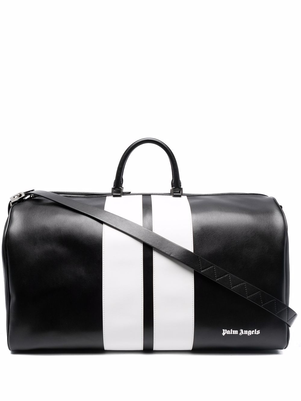 contrasting-stripe detail travel bag