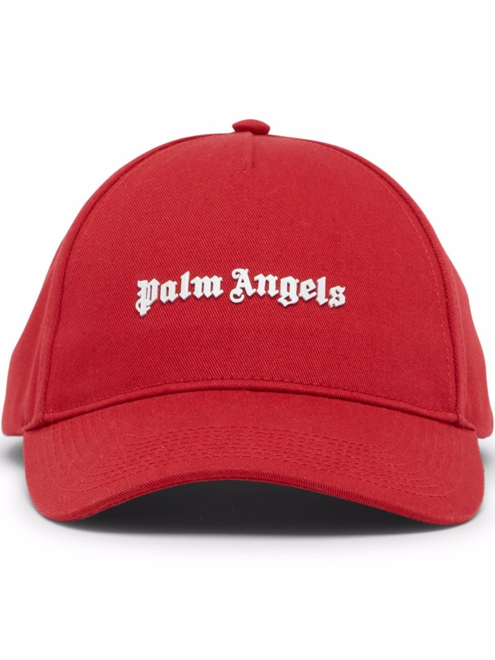 Image 1 of Palm Angels logo-print cotton cap