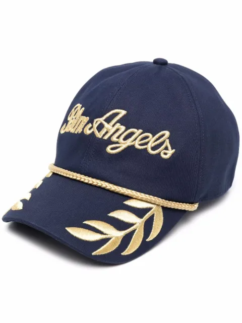 Palm Angels Commander logo-embroidered cap