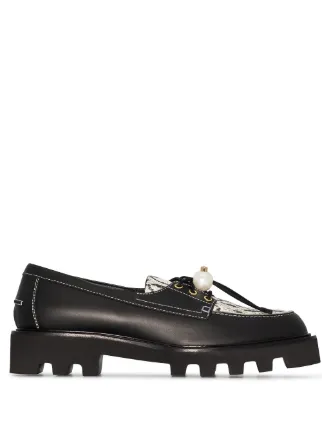 Nicholas Kirkwood Delfi snakeskin effect Loafers Farfetch