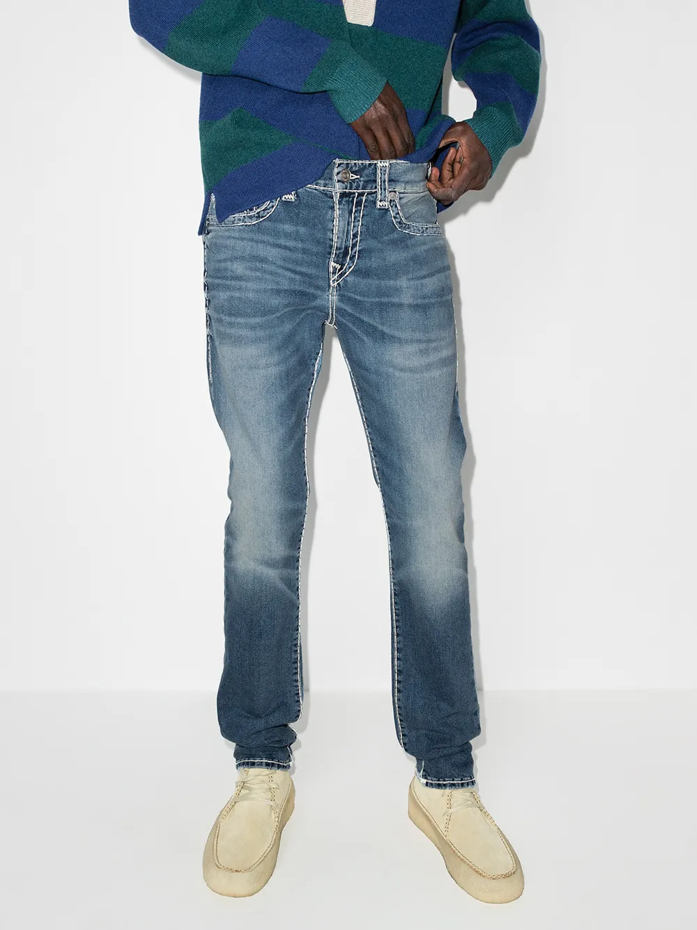 фото True religion джинсы stargazing rocco прямого кроя