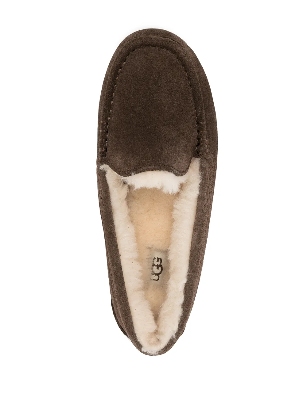 Ugg Dakota Shearling-lined Loafers In Braun