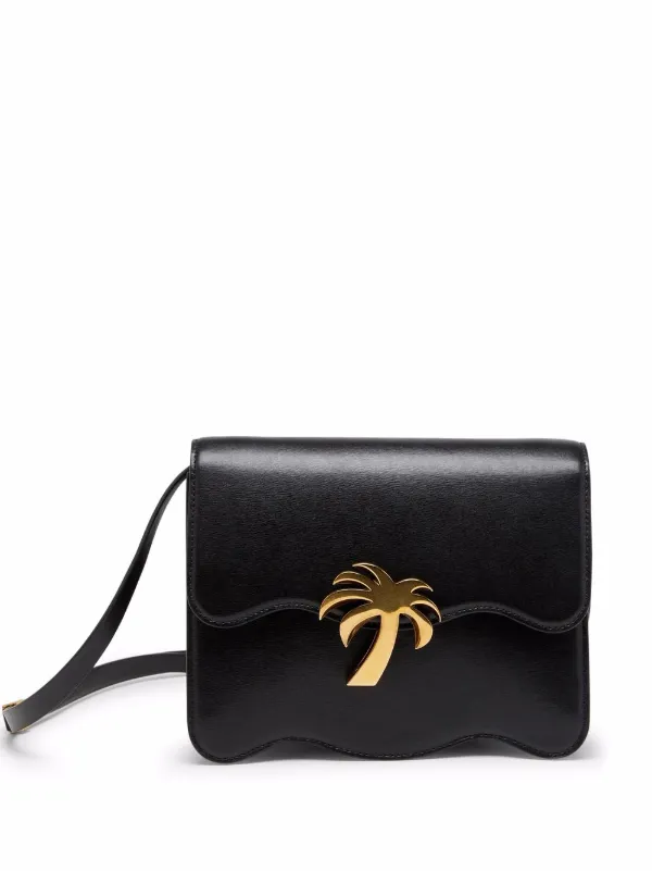 Palm Angels ボディバッグ Crossbody bags Palm Angels Logo Shoulder Bag Black/ White