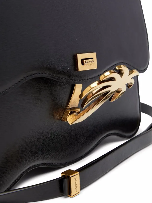 Palm Angels Palm Beach Shoulder Bag | Black | FARFETCH RO