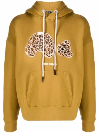 ★Palm Angels★ Distressed Bear Drawstring Hood Khaki PMBB12 17572886_38604661_322.jpg