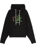 Palm Angels Broken Palm printed hoodie - Black
