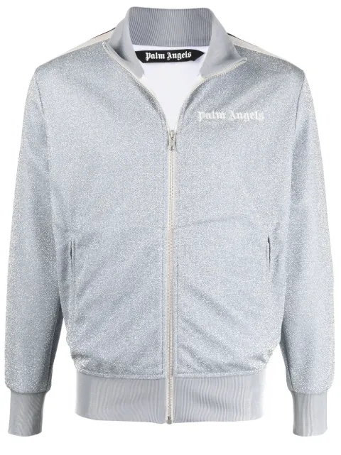 Palm Angels glitter lurex track jacket