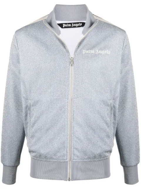 Palm Angels glitter lurex track jacket