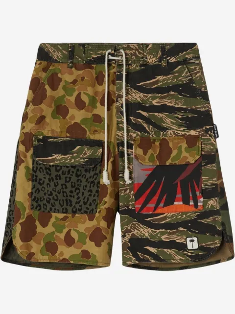 Palm Angels bermudas cargo con cordones