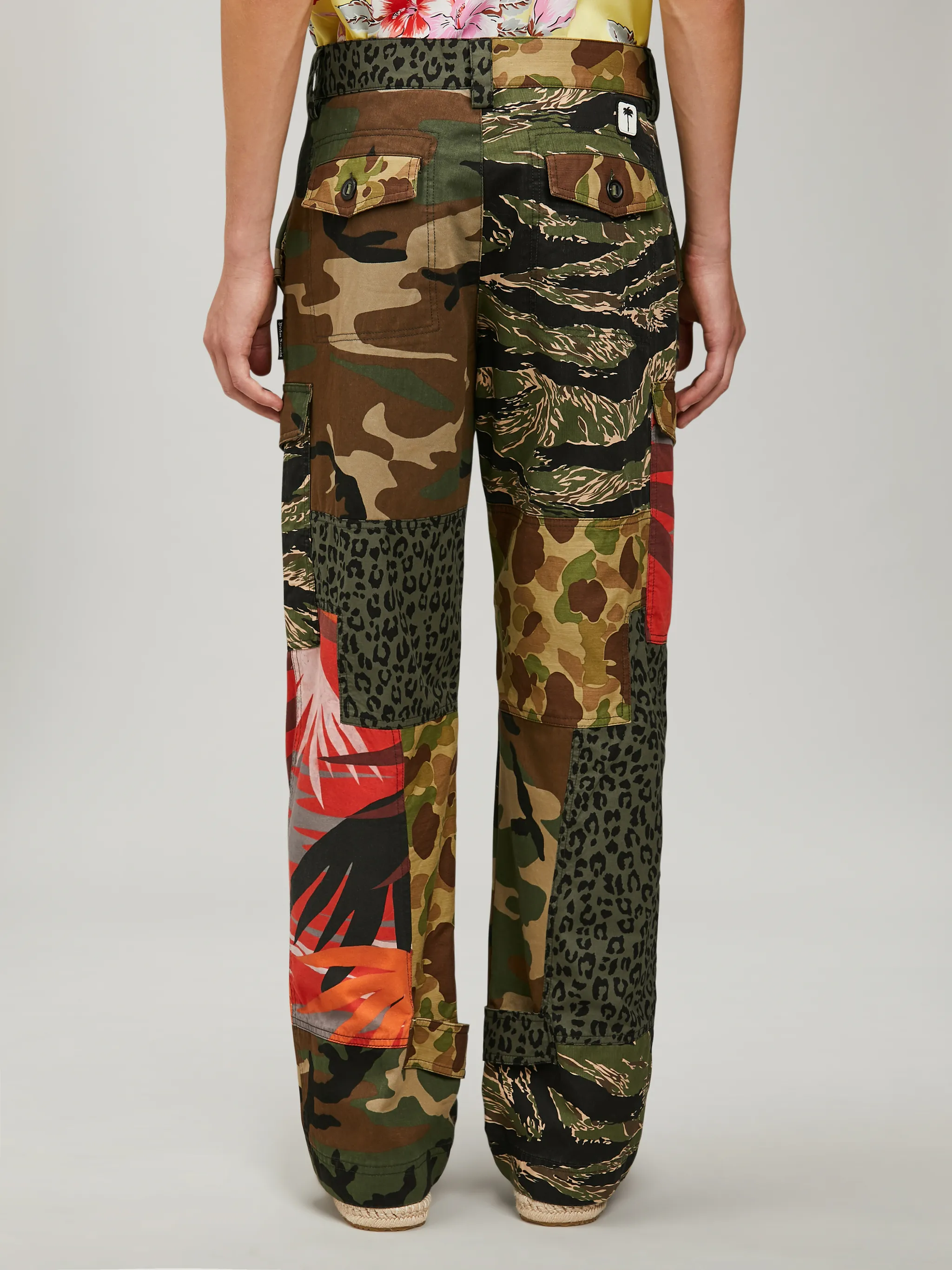MIXED PXP FABRIC CARGO PANTS Palm Angels® Official